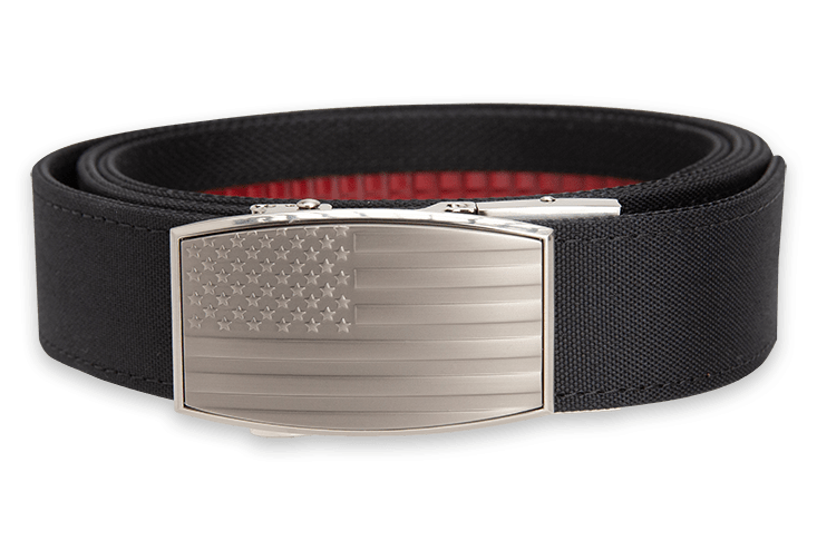 American Flag Leather Belt