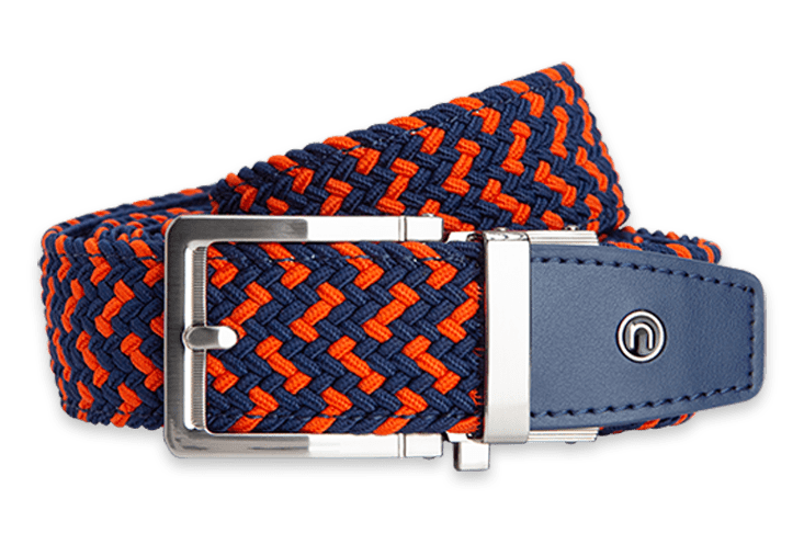 Navy Red Belt Strap with Buckle 