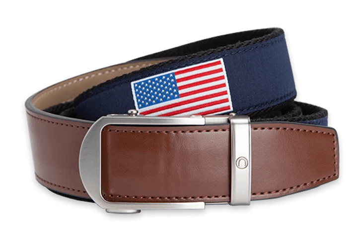 American Flag Velcro Belt by Myself Belts
