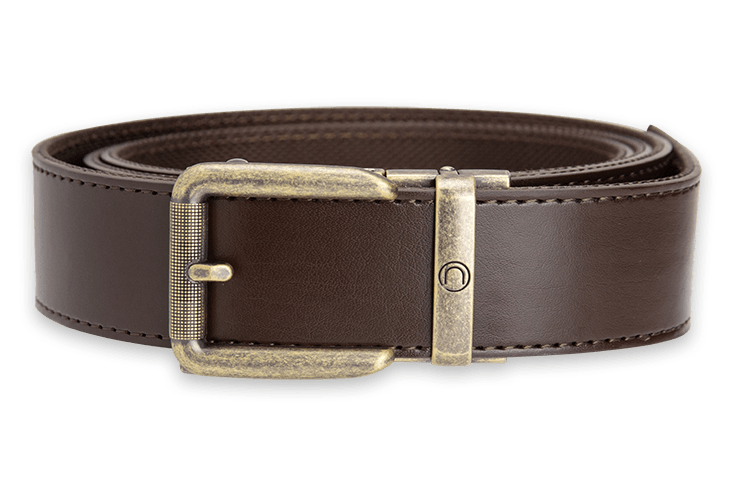 CLASSIC ESPRESSO Dark Brown Leather Belt