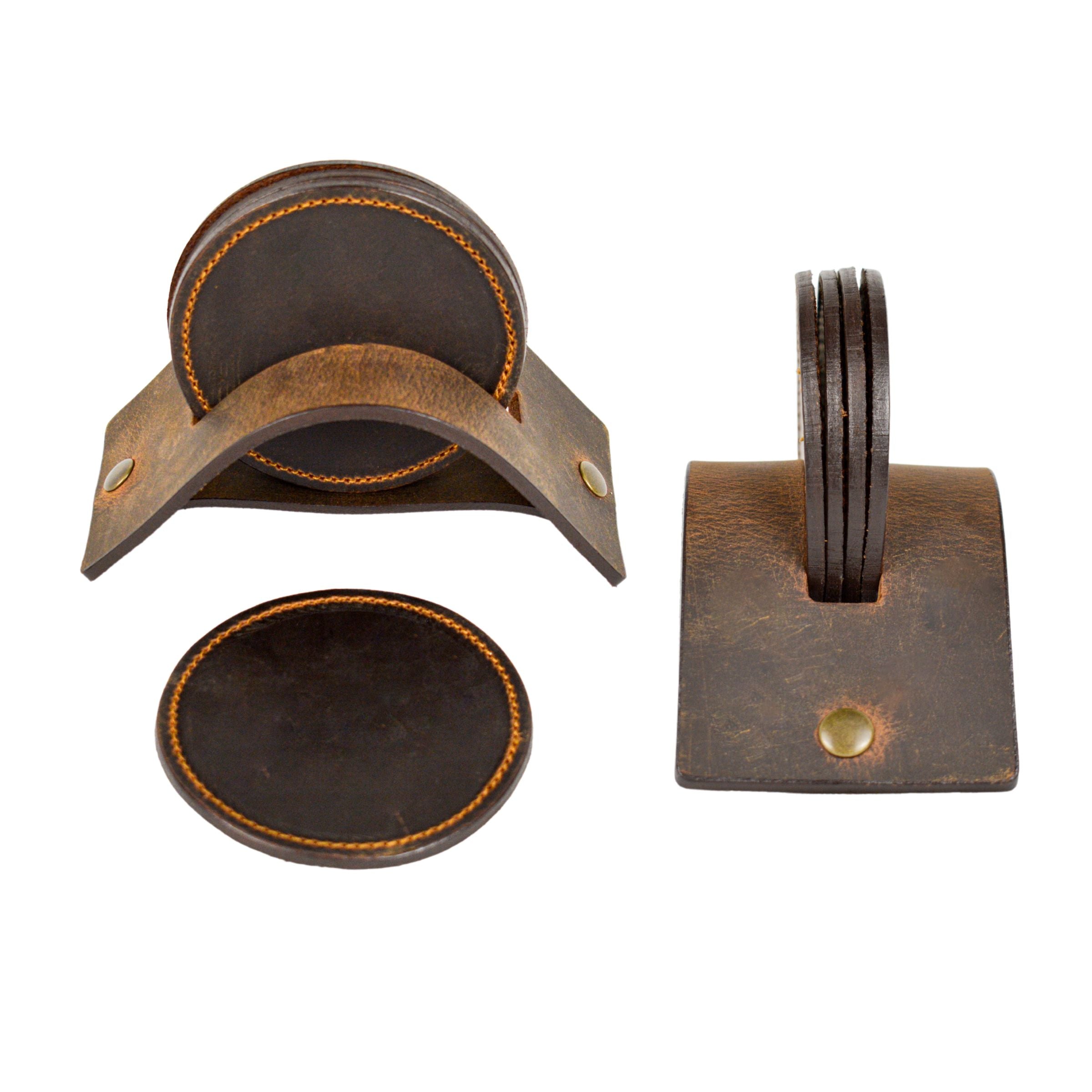 Luxe Brown Coaster Set