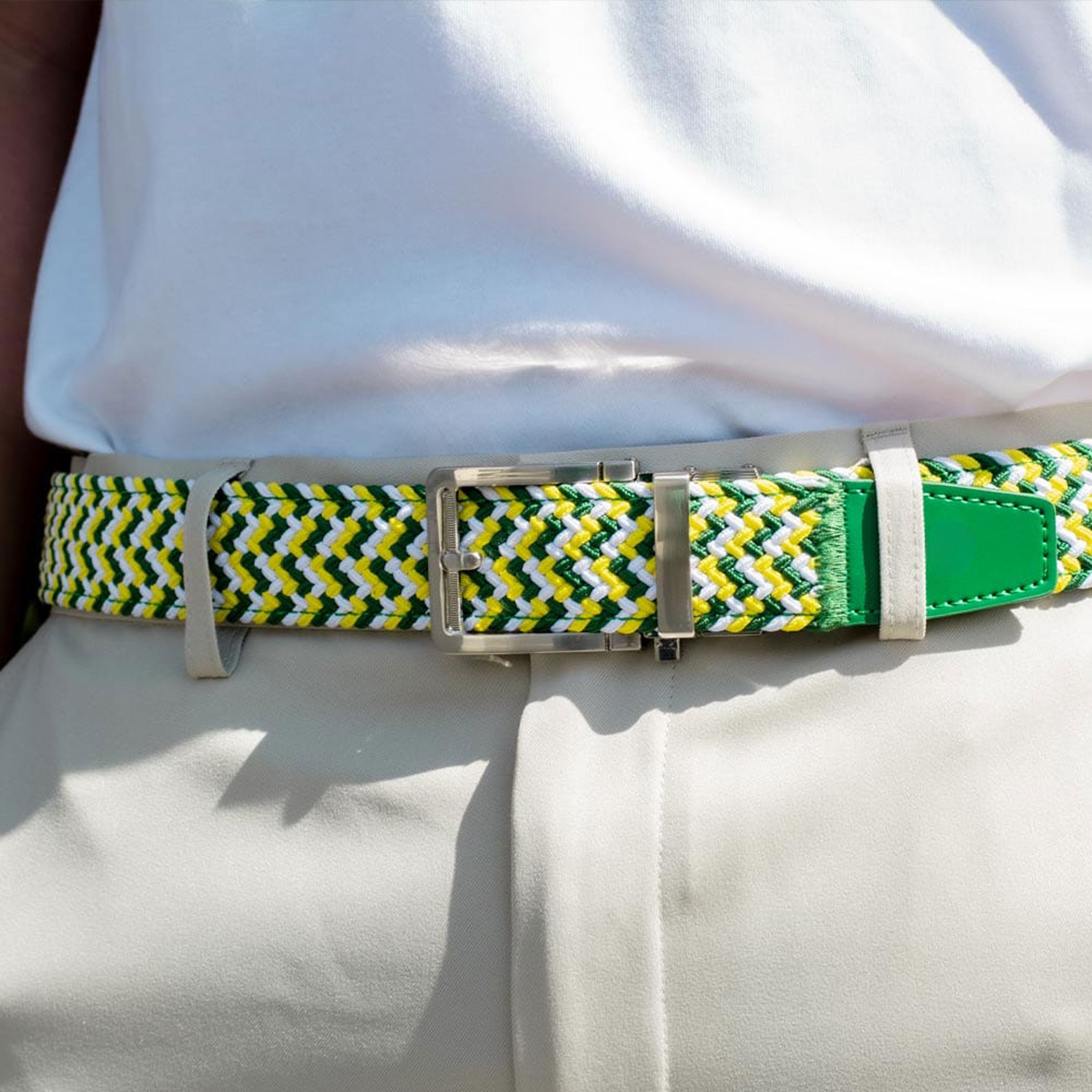 Braided Augusta Golf Ratchet Belt 1.38" [35mm]