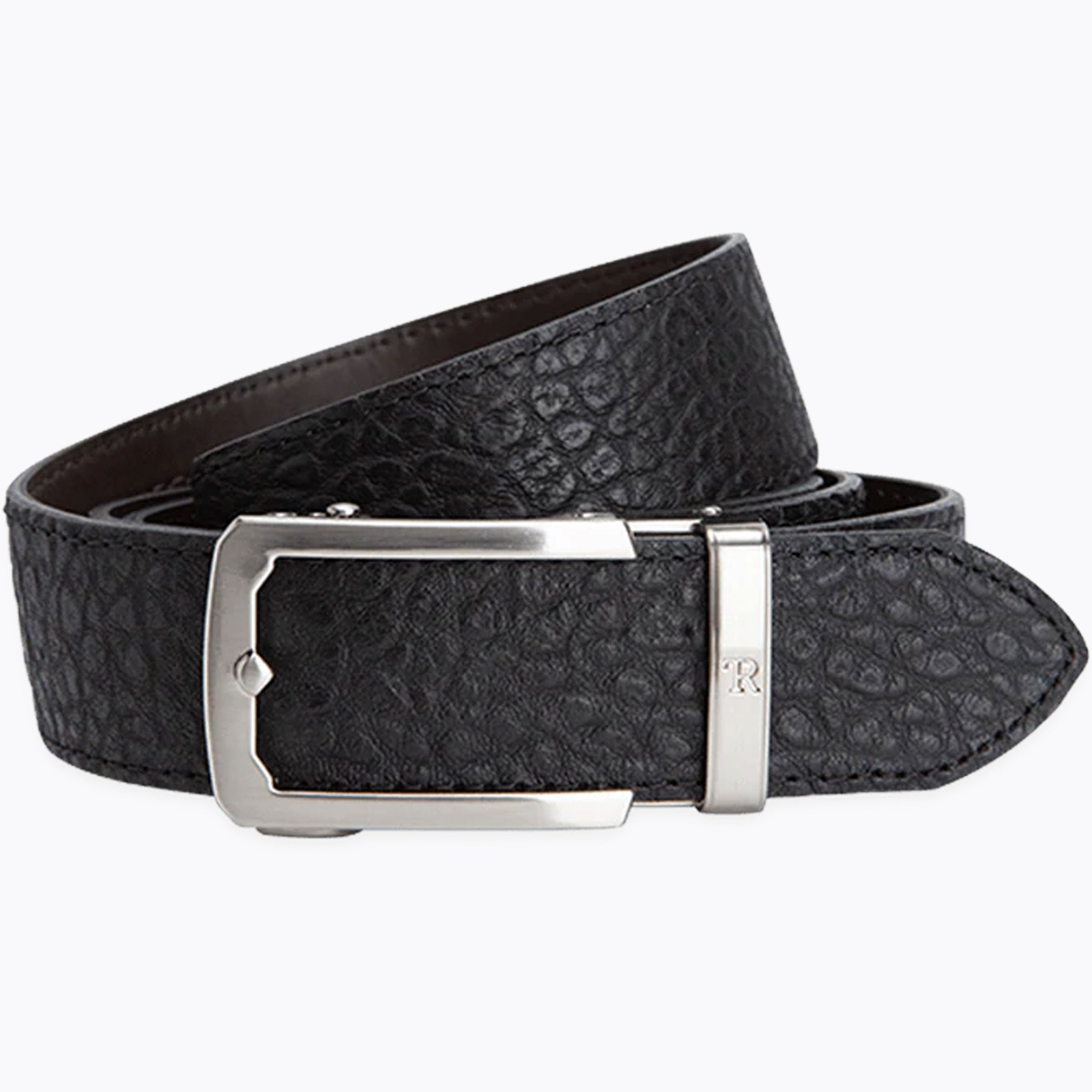 Bison Black, 38mm Strap, Luxury Belt