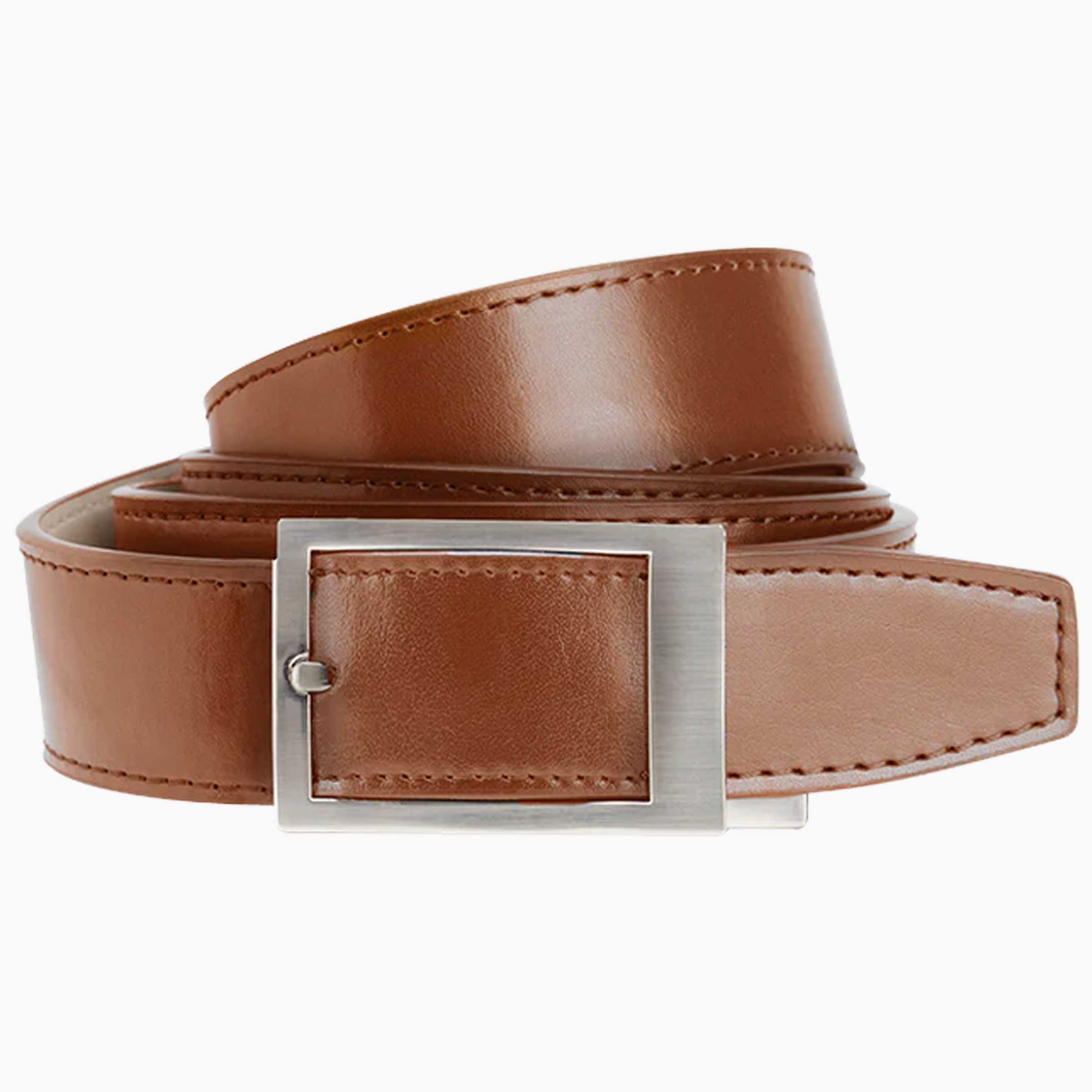 Classic Walnut Dress Ratchet Belt 1 3/8