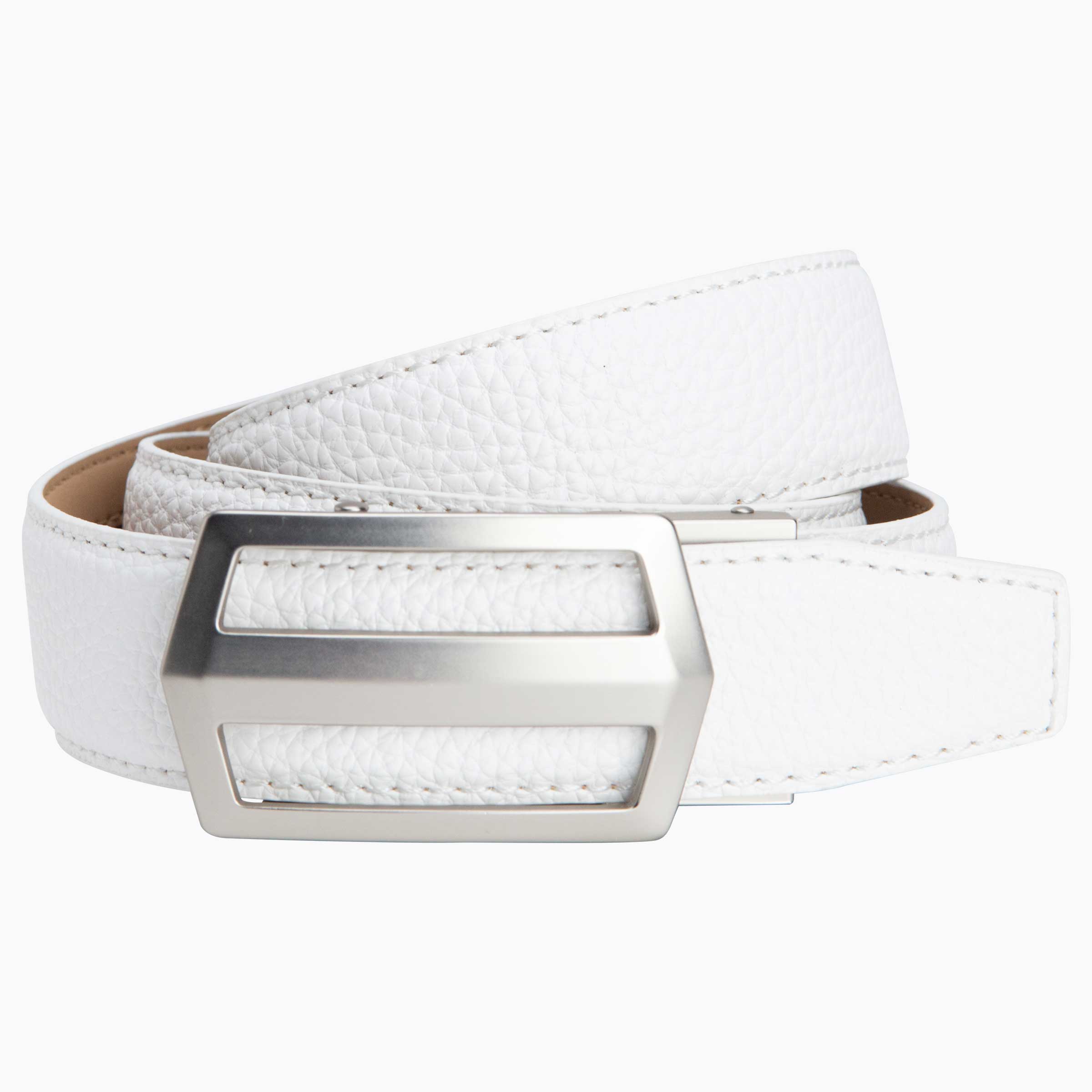 Classic Winner White Golf Belt 1.38" [35mm]