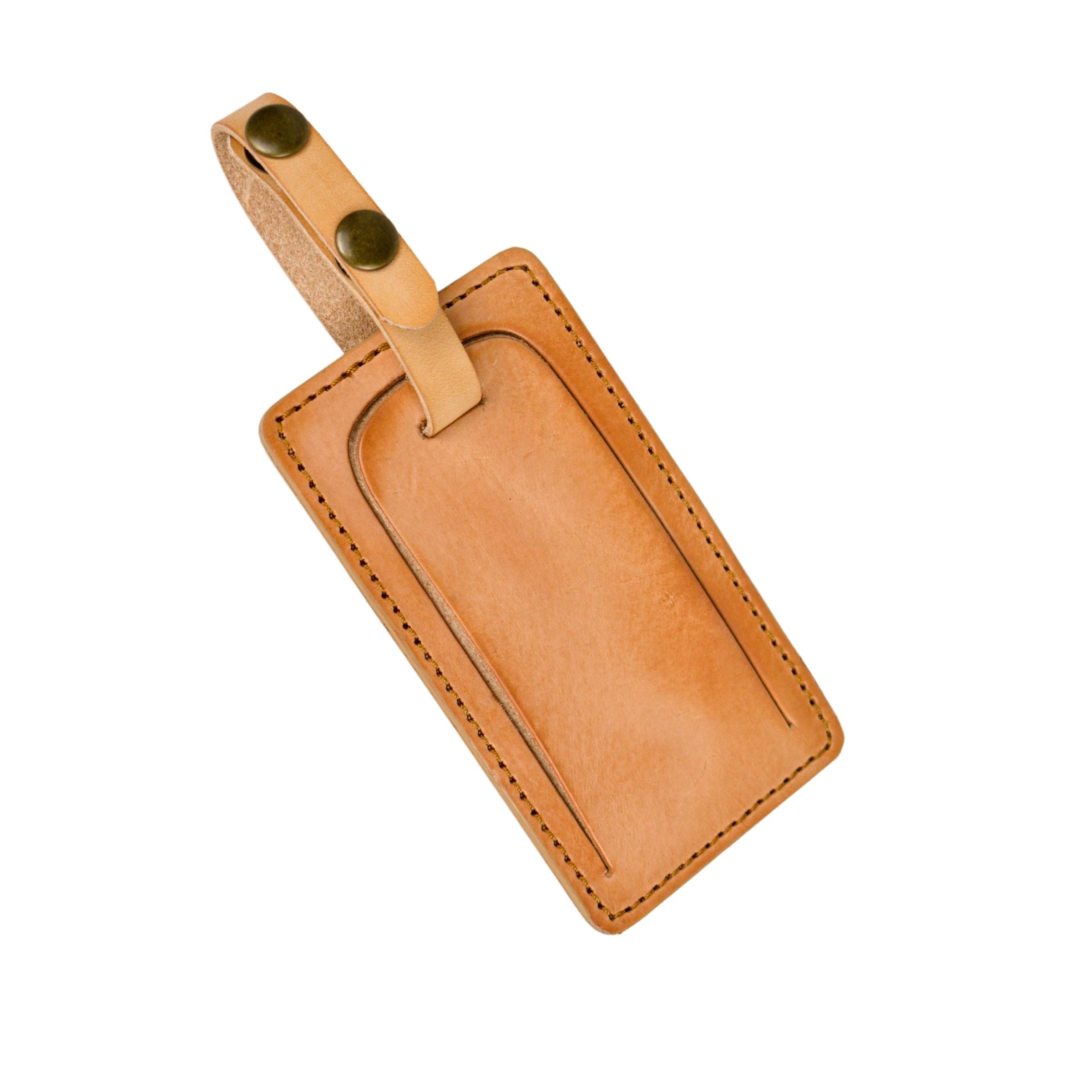 Traveler Luggage Tag, Natural