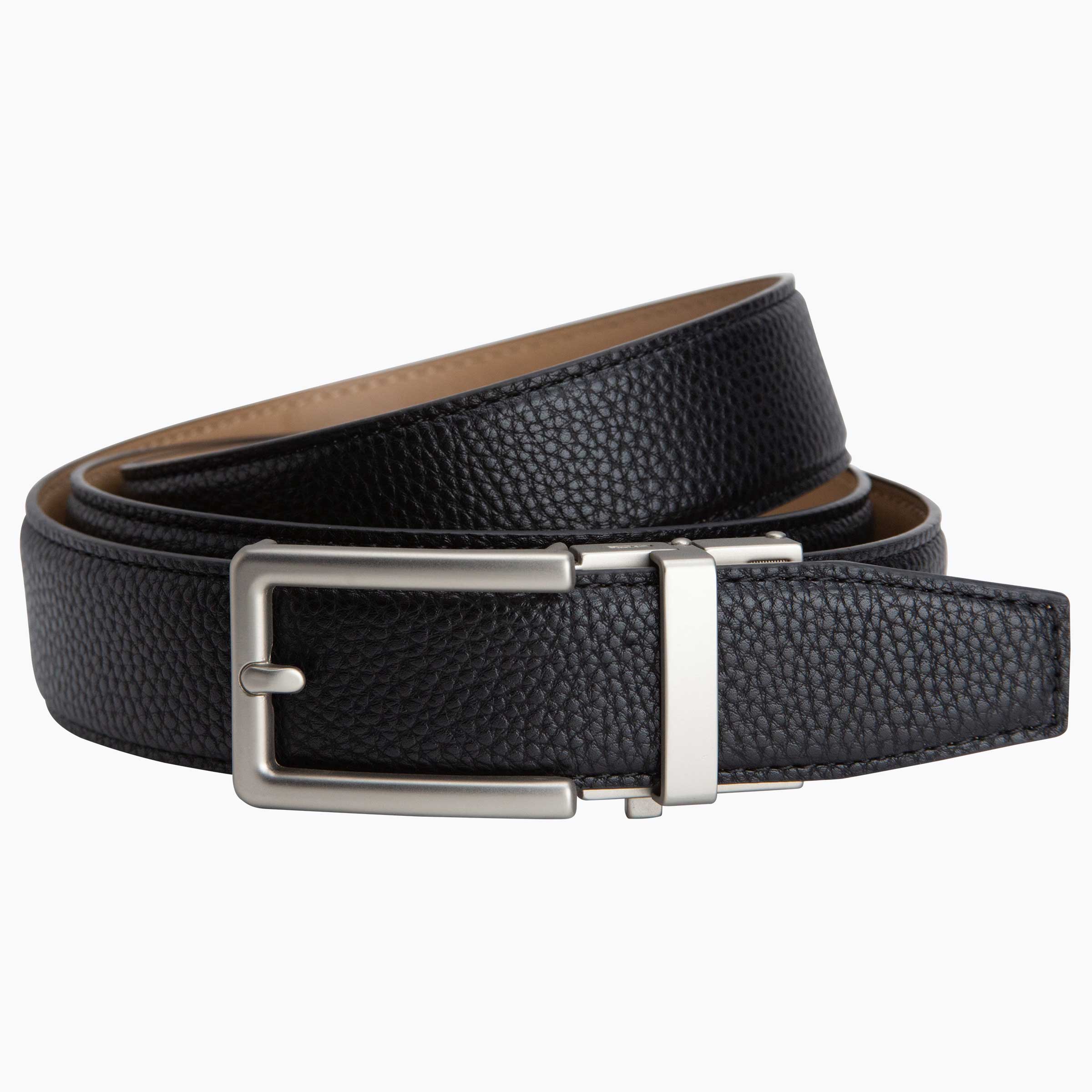 Neubelt Vegan Black Golf Belt, 1.38" [35mm]