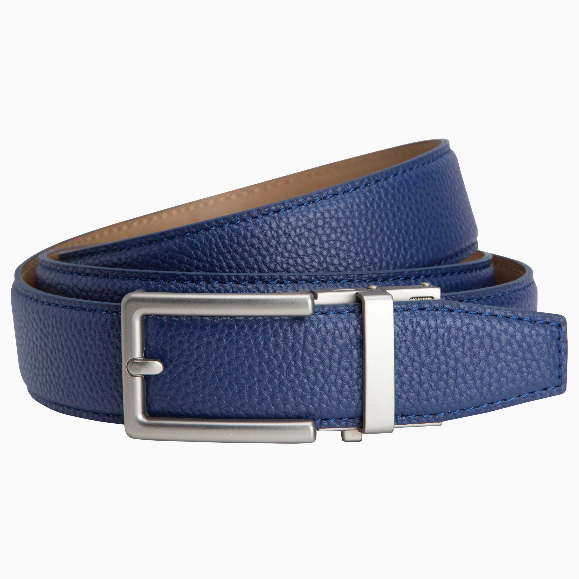 Neubelt Vegan Blue Golf Ratchet Belt 1.38" [35mm]