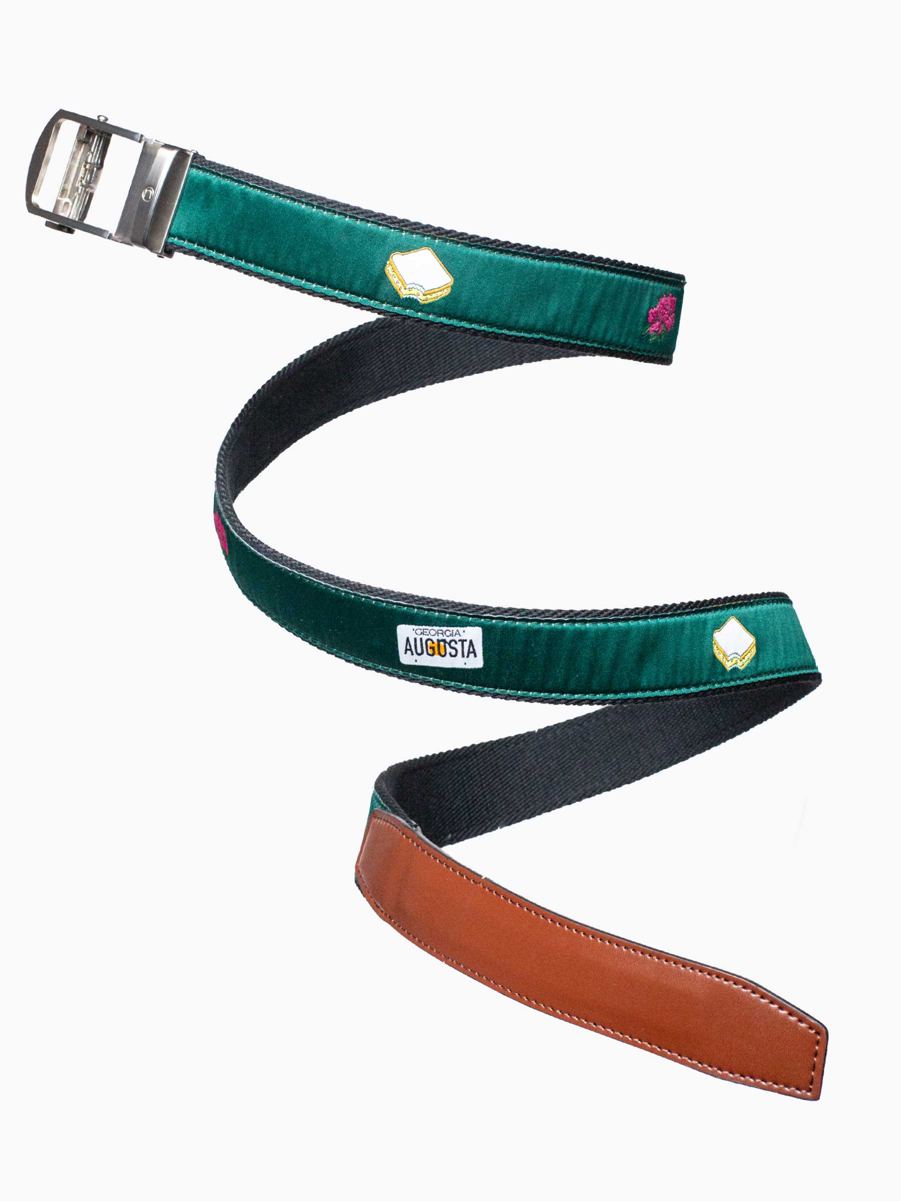 Hampton Augusta Golf Ribbon Ratchet Belt 1.38" [35mm]