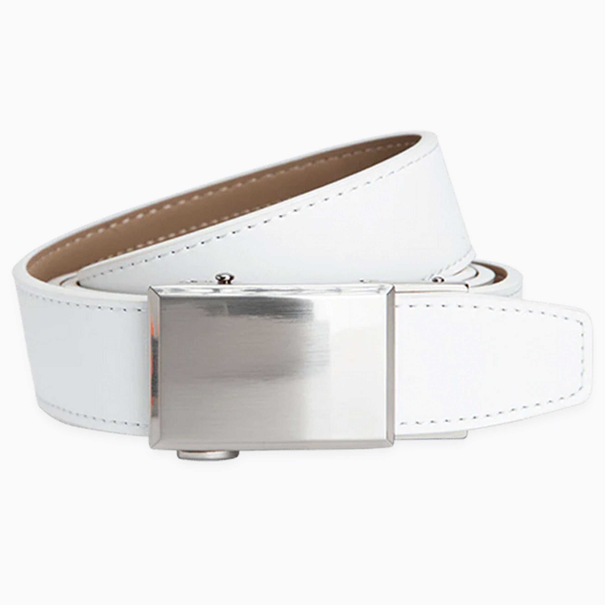 Shield V.3 White, 1 3/8" Strap, Dress Belt