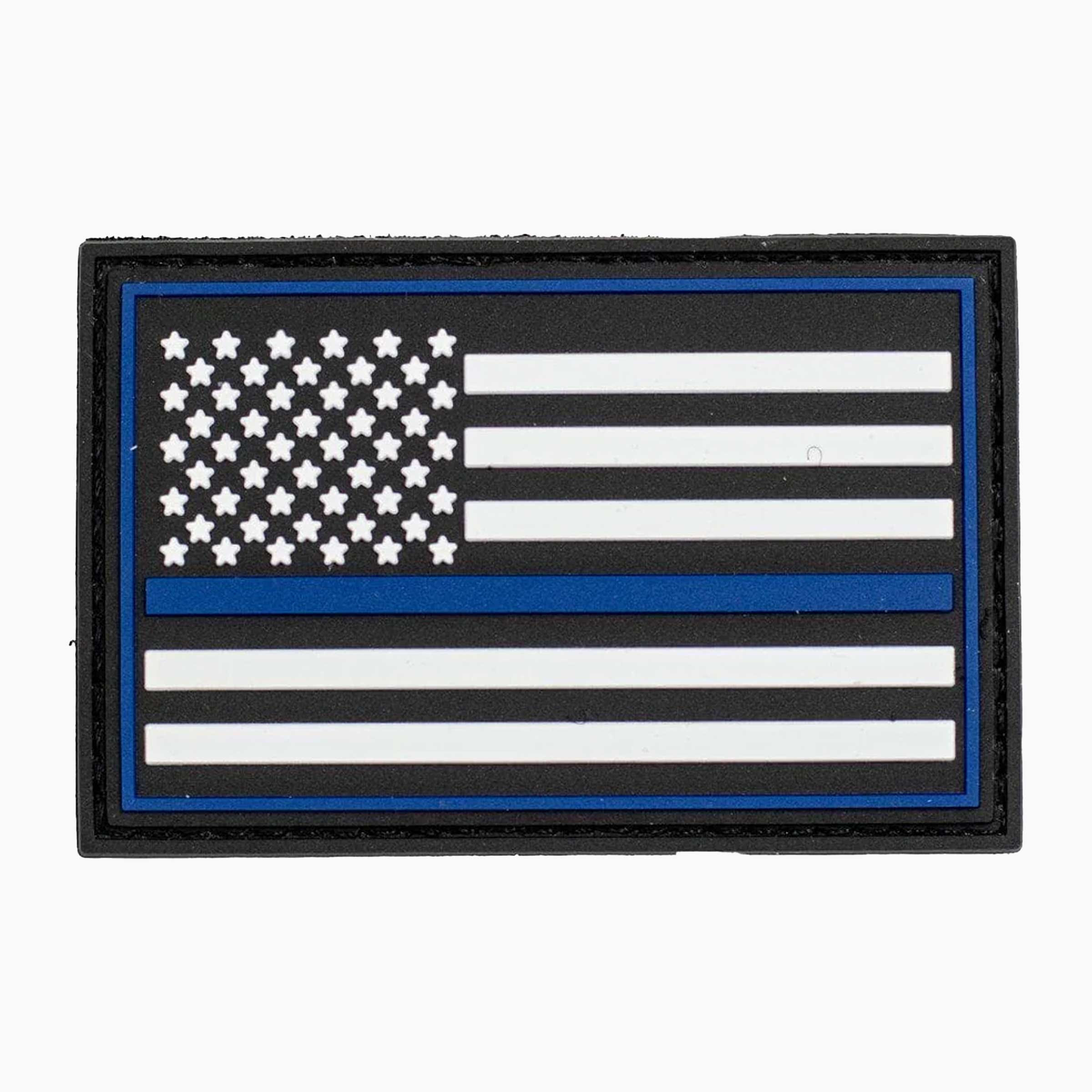 Thin Blue Line PVC Patch