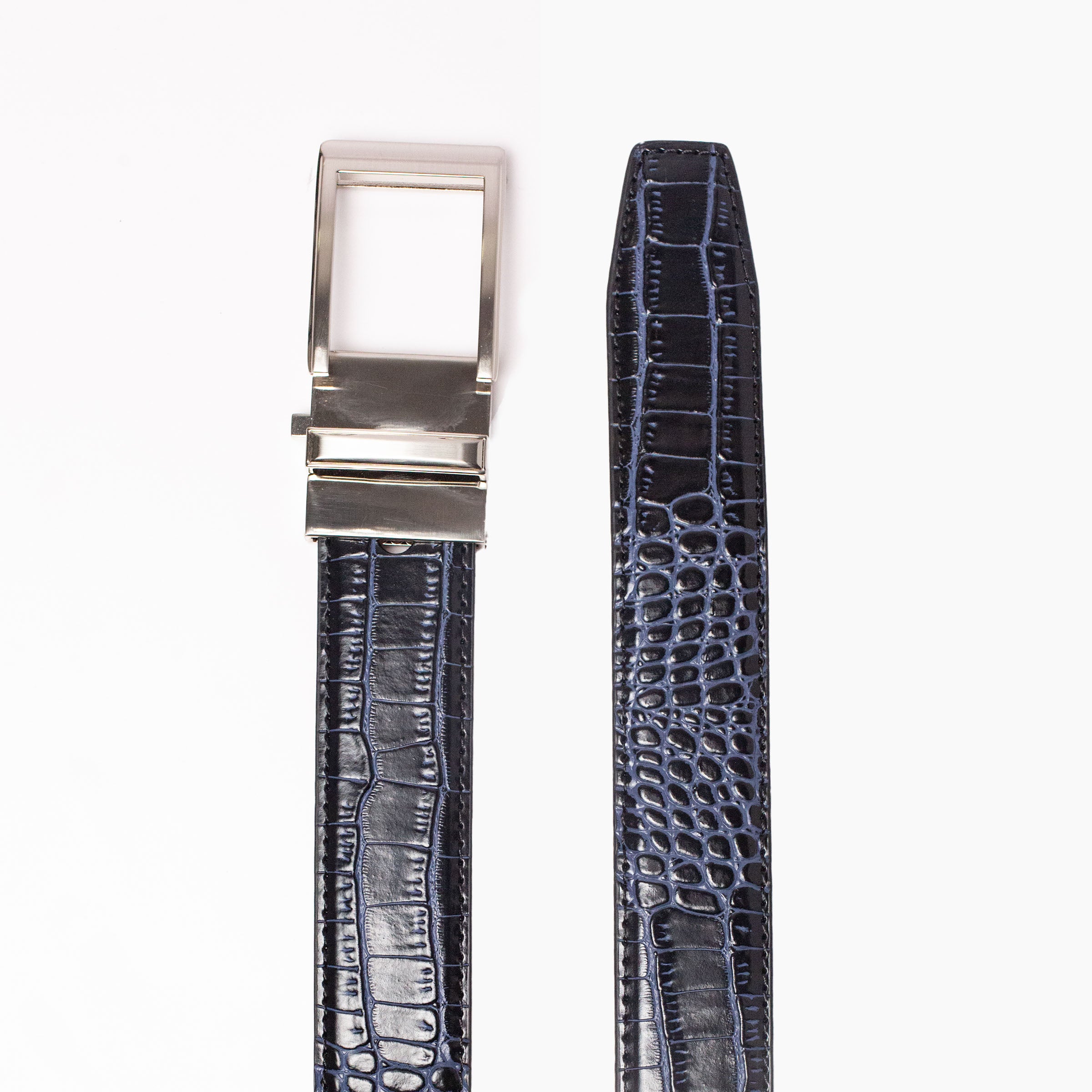 Cayman Black & Blue V2 Ratchet Belt 1 3/8" Strap [35mm]